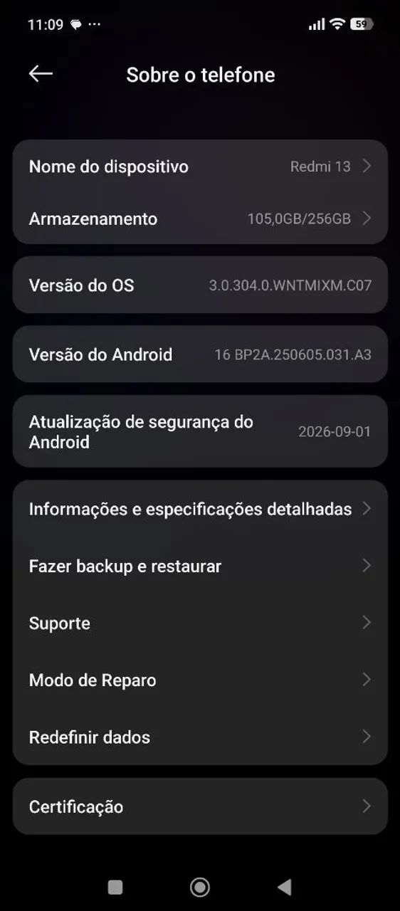 Smartphone xaiomi 13