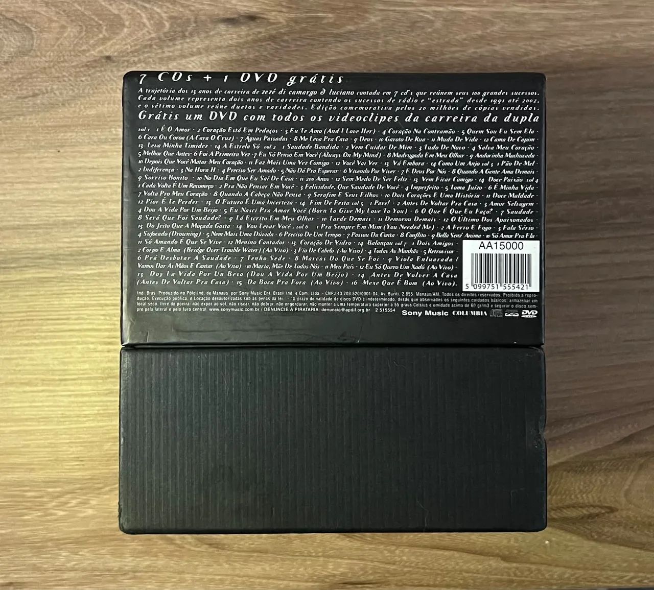 Box 7 CDs + DVD - Zezé Di Camarão & Luciano: Coleção Dois Corações