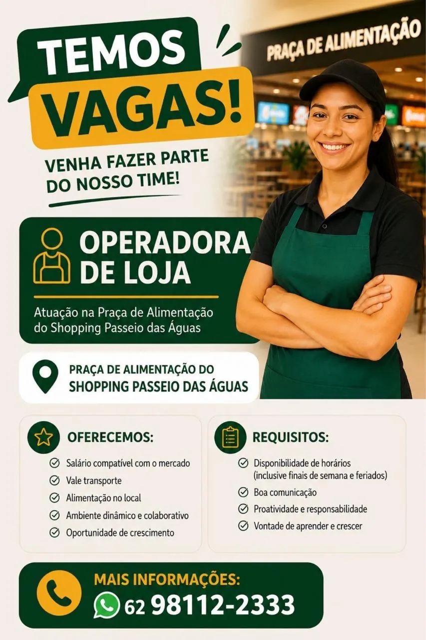 Vaga de emprego 