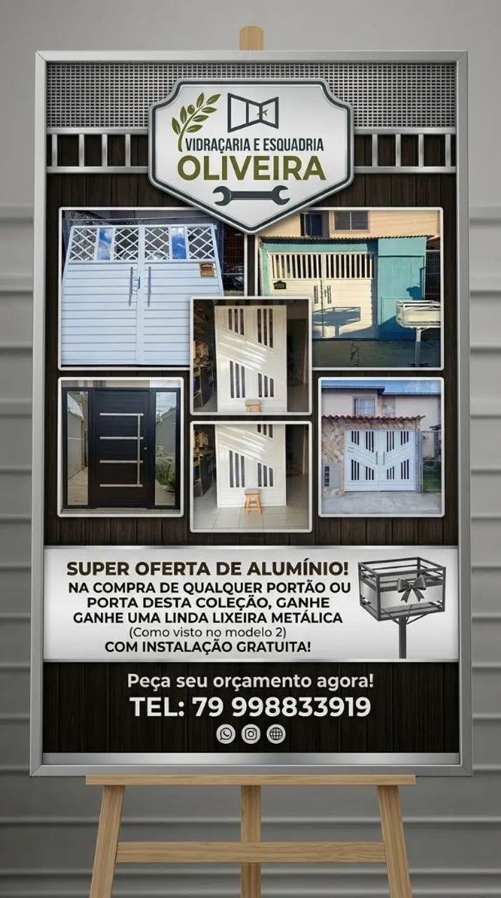 Vidraçaria e esquadria Oliveira  - Foto 3