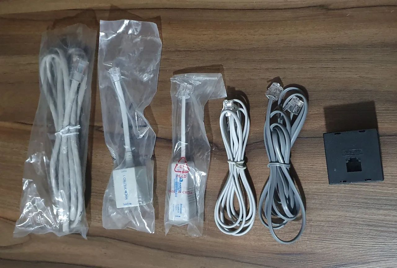 Vendo cabos rj11 e rj45.