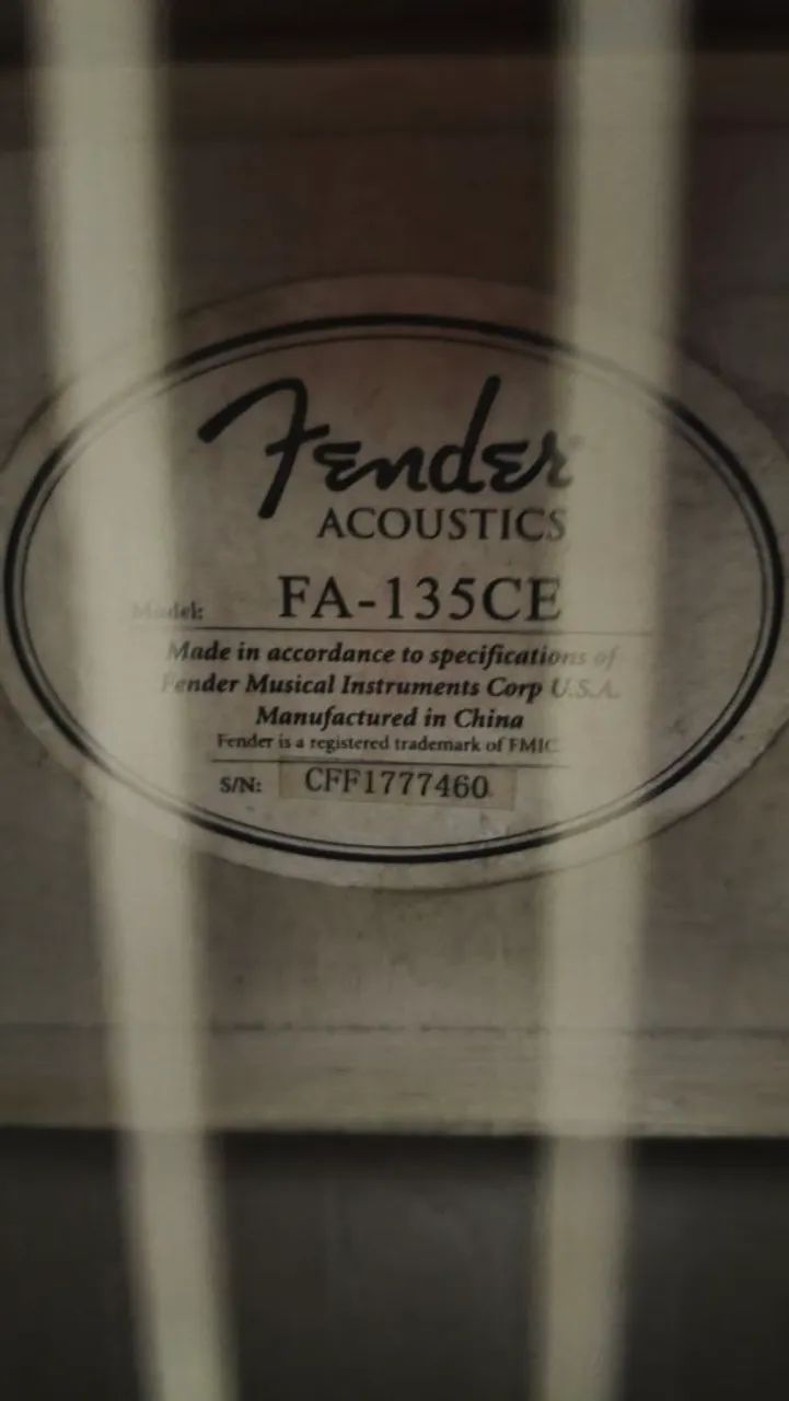 Troco Violão Fender FA135CE - Foto 5