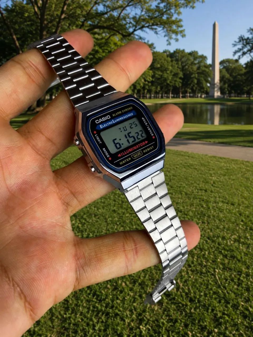 Relógio Casio Vintage no digital com pulseira ajustável  - Foto 2