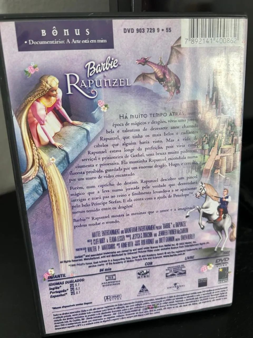 DVD original Barbie - Rapunzenl  - Foto 3