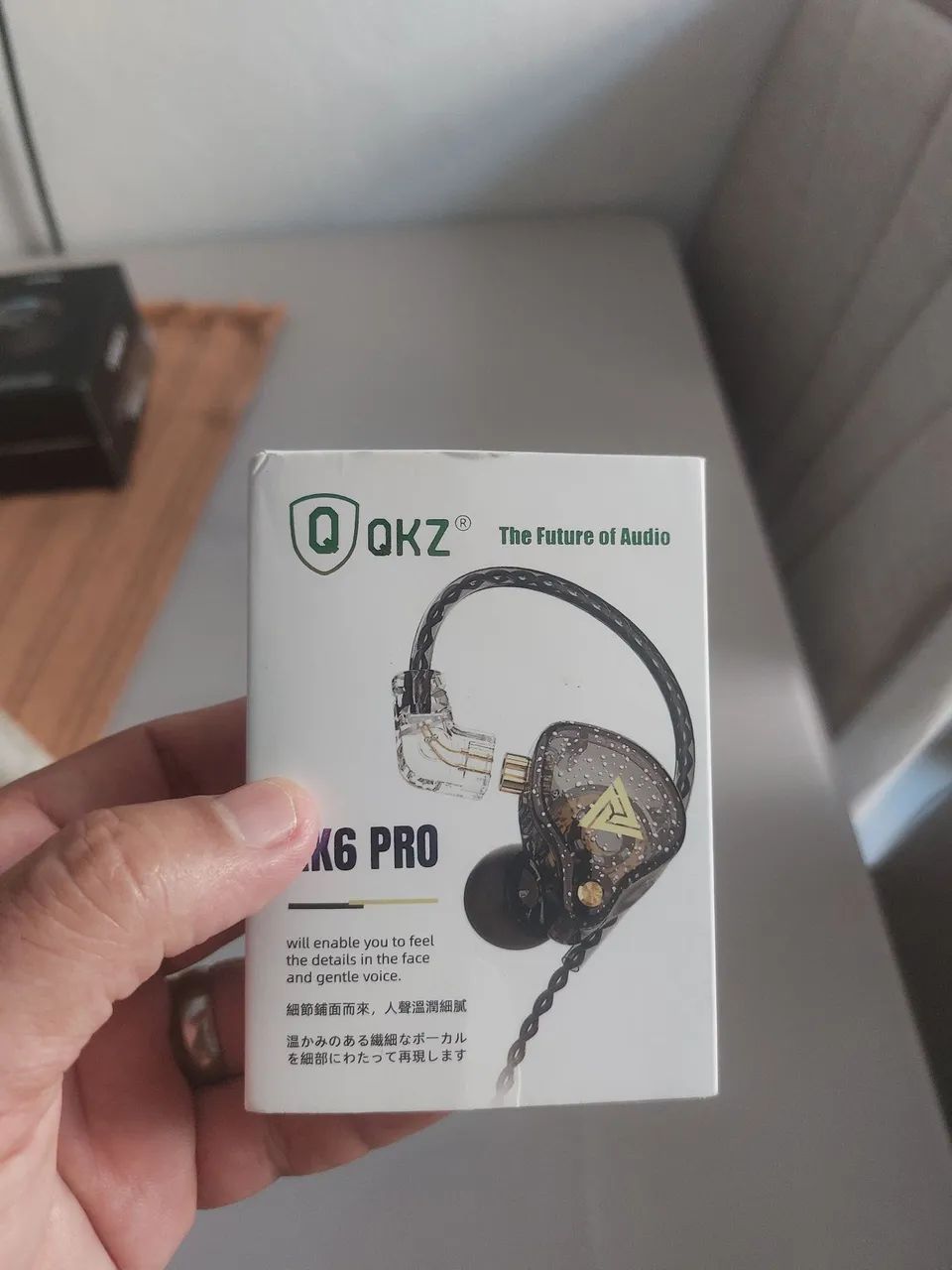 Fone AK6-Pró QKZ Retorno de Som