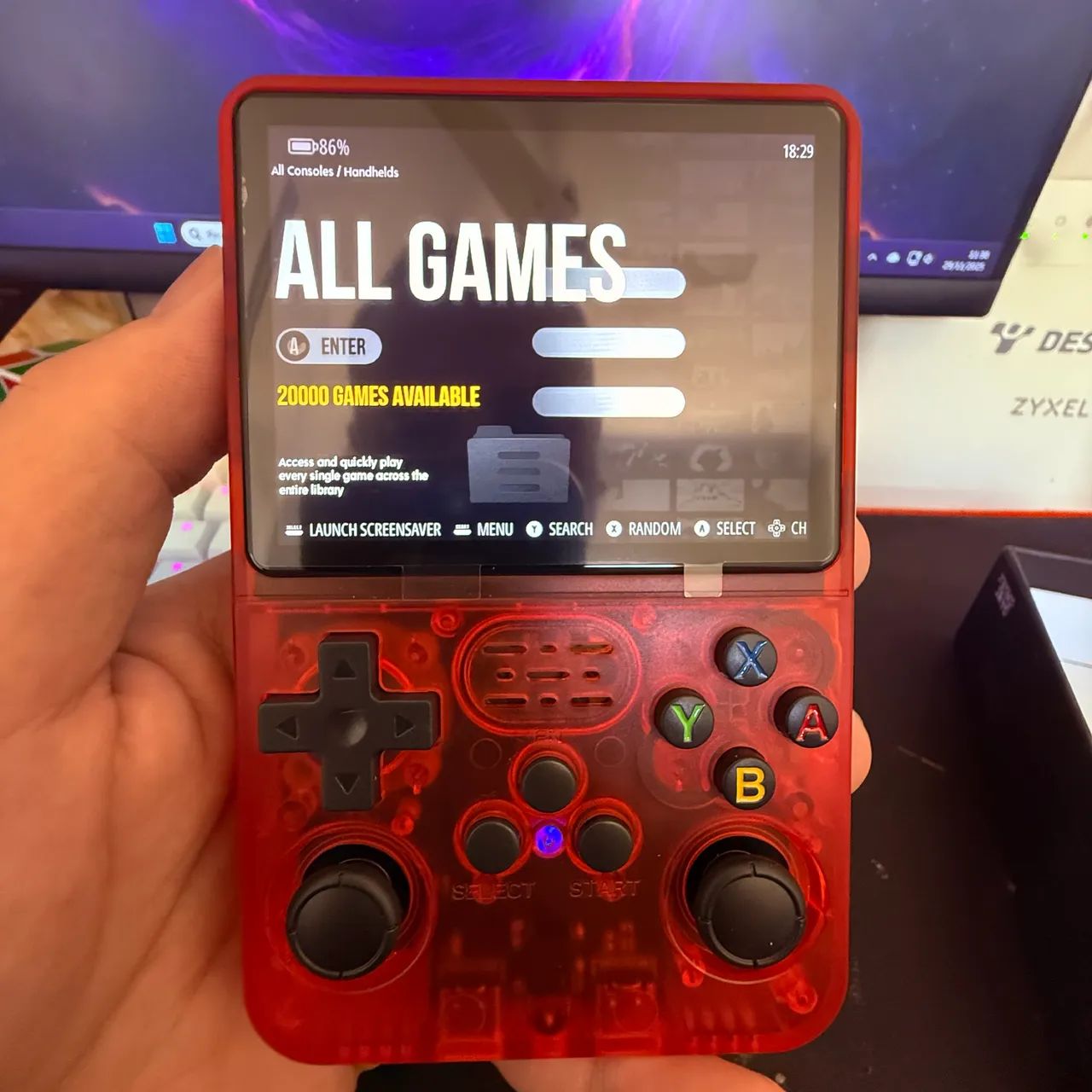 Retro console portátil R36S