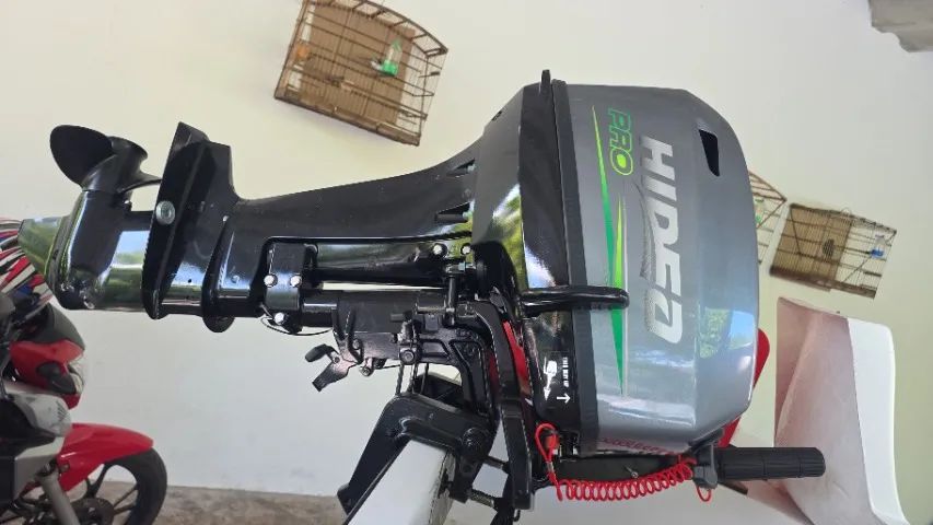 Jangada Reformada com motor popa zero - Foto 5