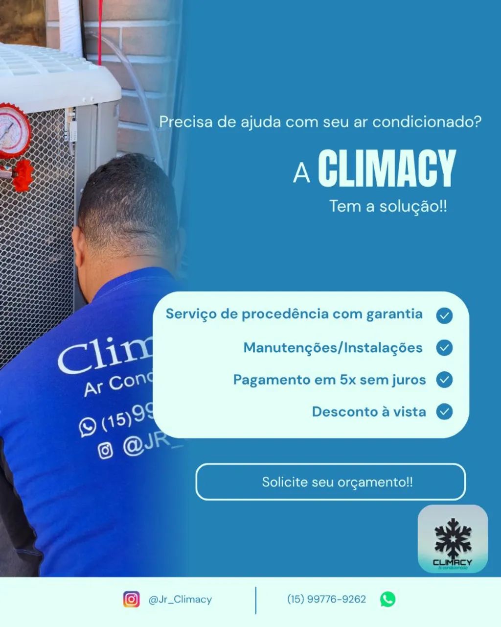 Instalação de ar condicionado 