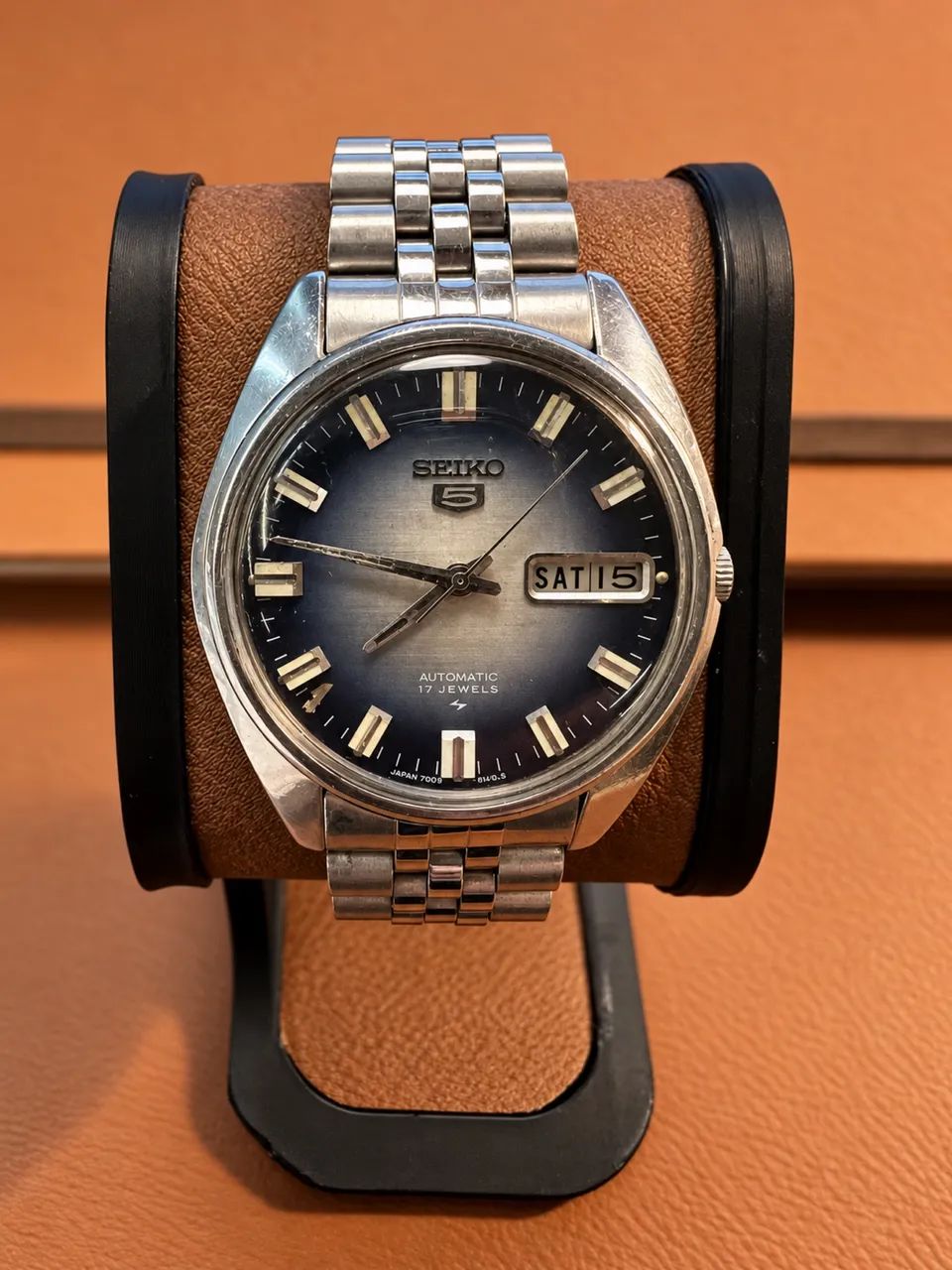 RELÓGIO SEIKO 5 - MOSTRADOR AZUL - Foto 2