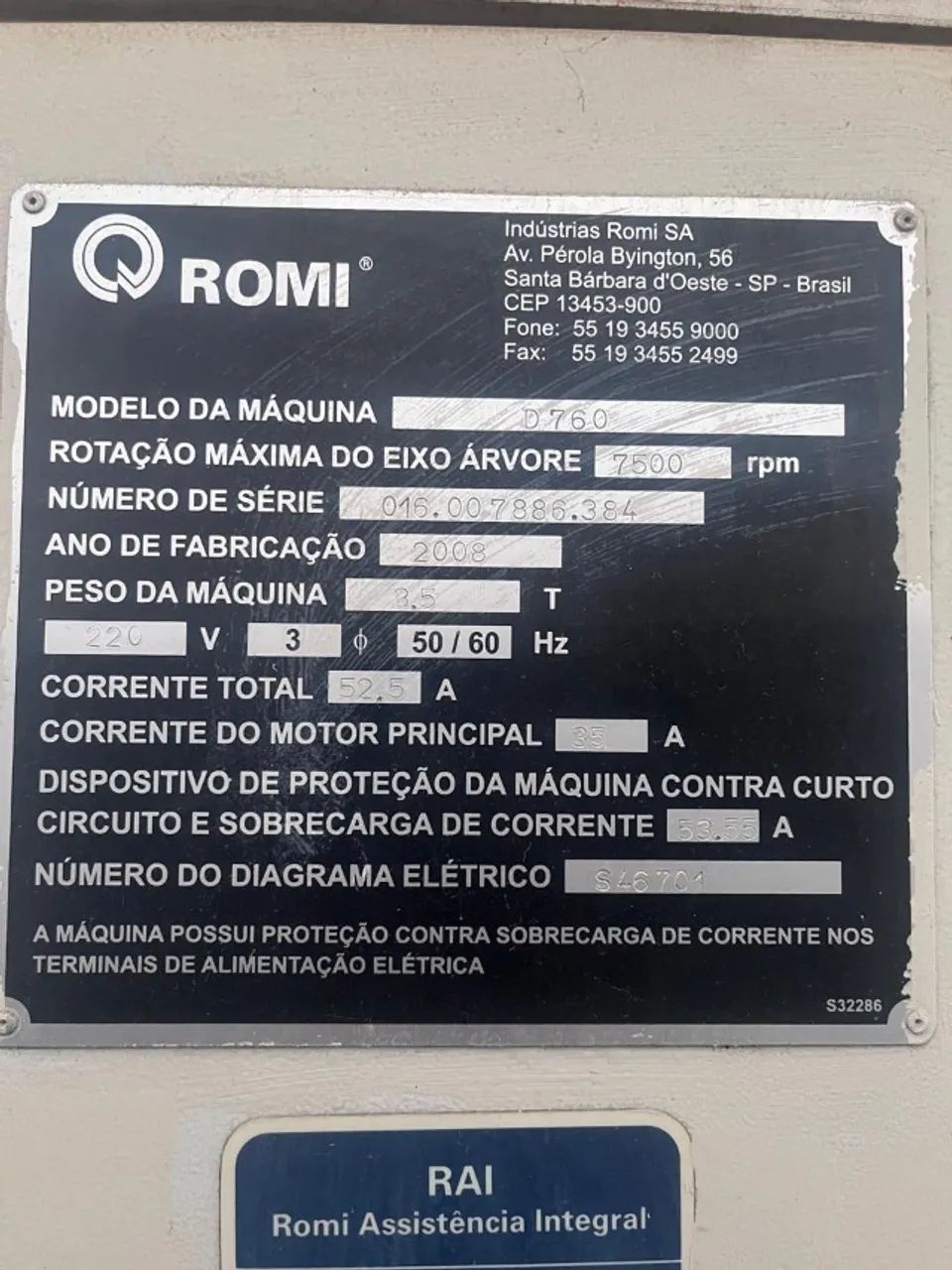 Centro de usinagem Romi  - Foto 4