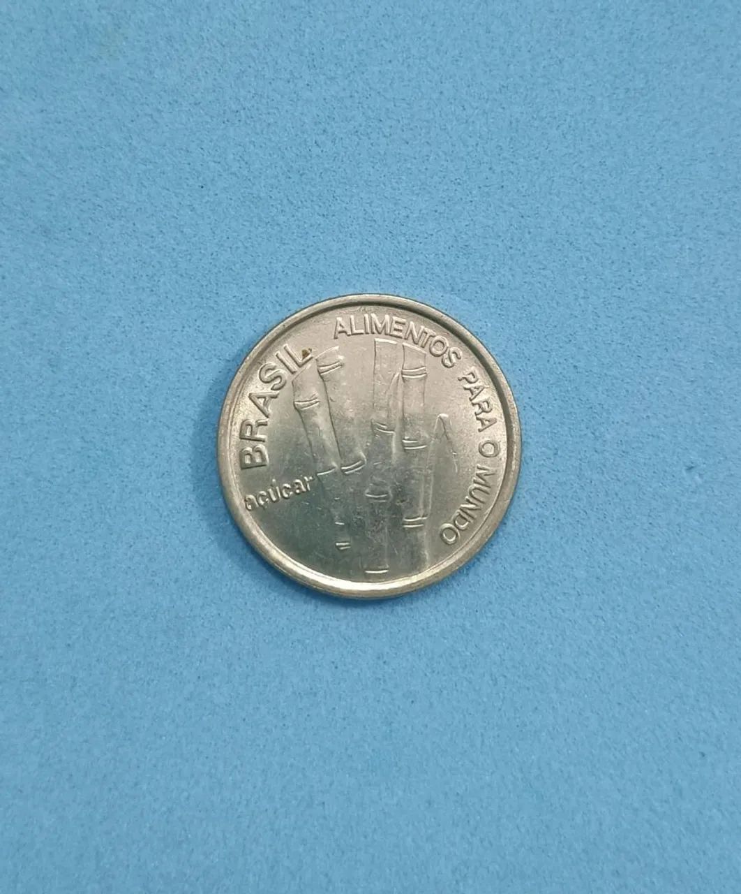 Moedas antigas 1 cruzeiro 1985 
