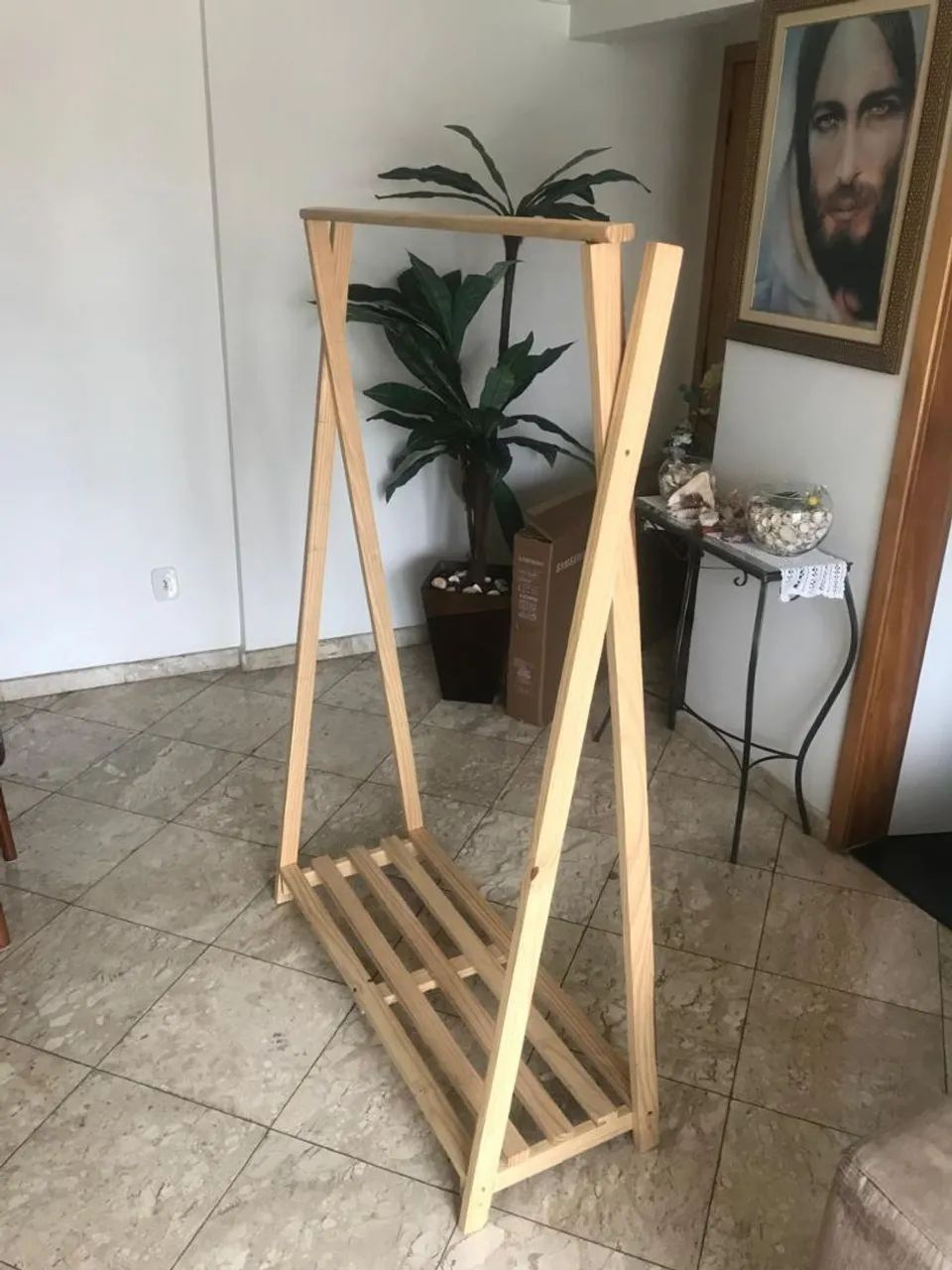 Arara de Roupa Madeira  - Foto 3