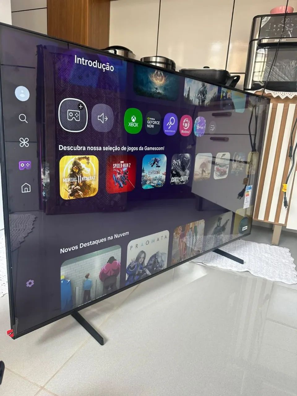 tv Smart 55 4k Crystal 4 MESES no plástico  - Foto 5