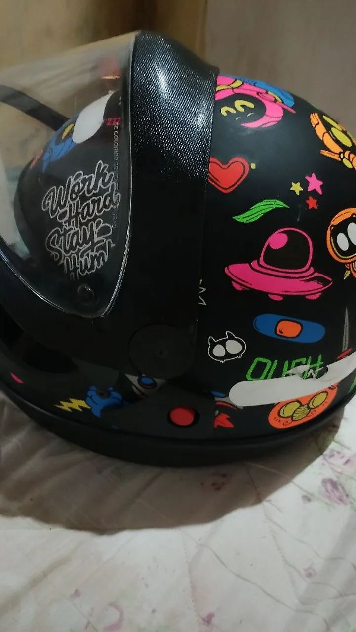 Capacete número 58 unissex - Foto 2