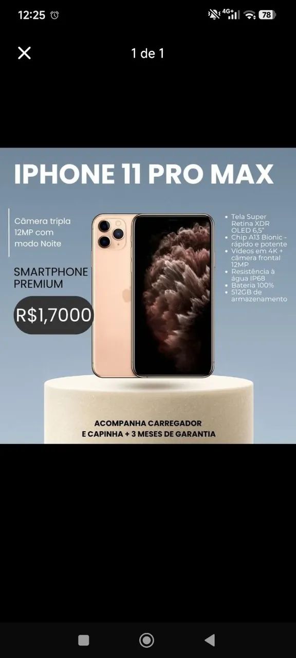 IPHONE 11 PRO MAX 512 GB