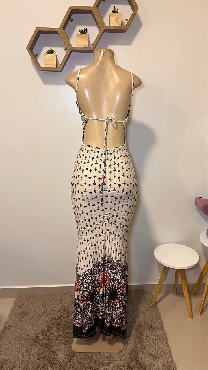 Vestido Longo de Algodão - Foto 2