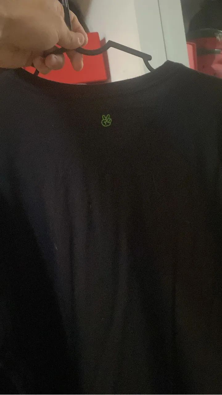 T-shirt Simples RSV - Preta  - Foto 2
