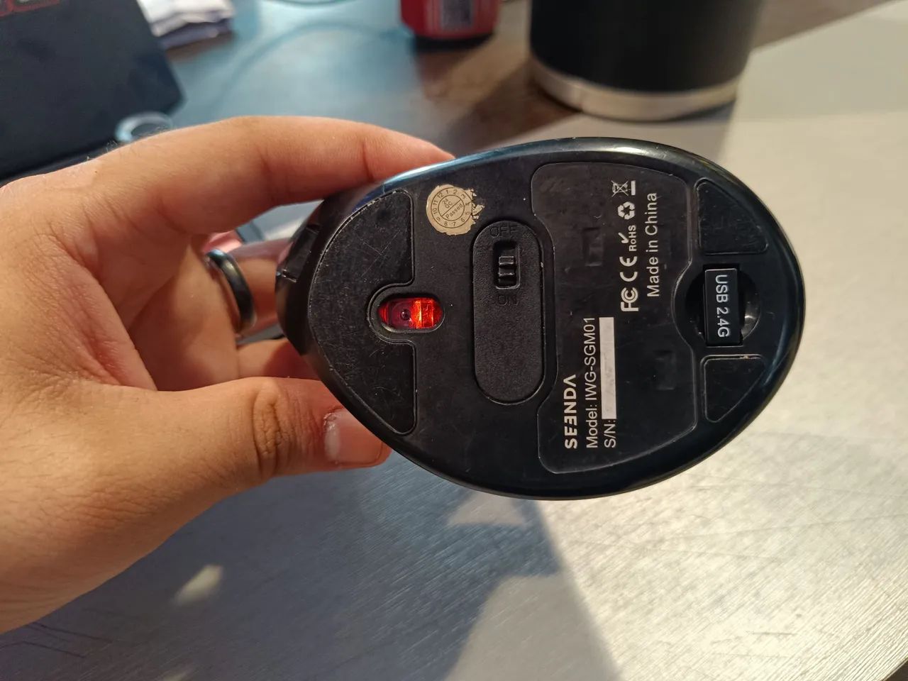 Mouse Seenda ergonômico  - Foto 4