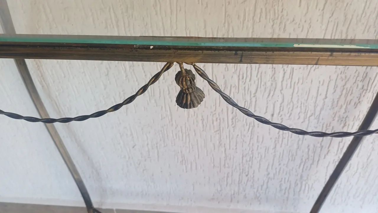 APARADOR Metal e Vidro* - Foto 4