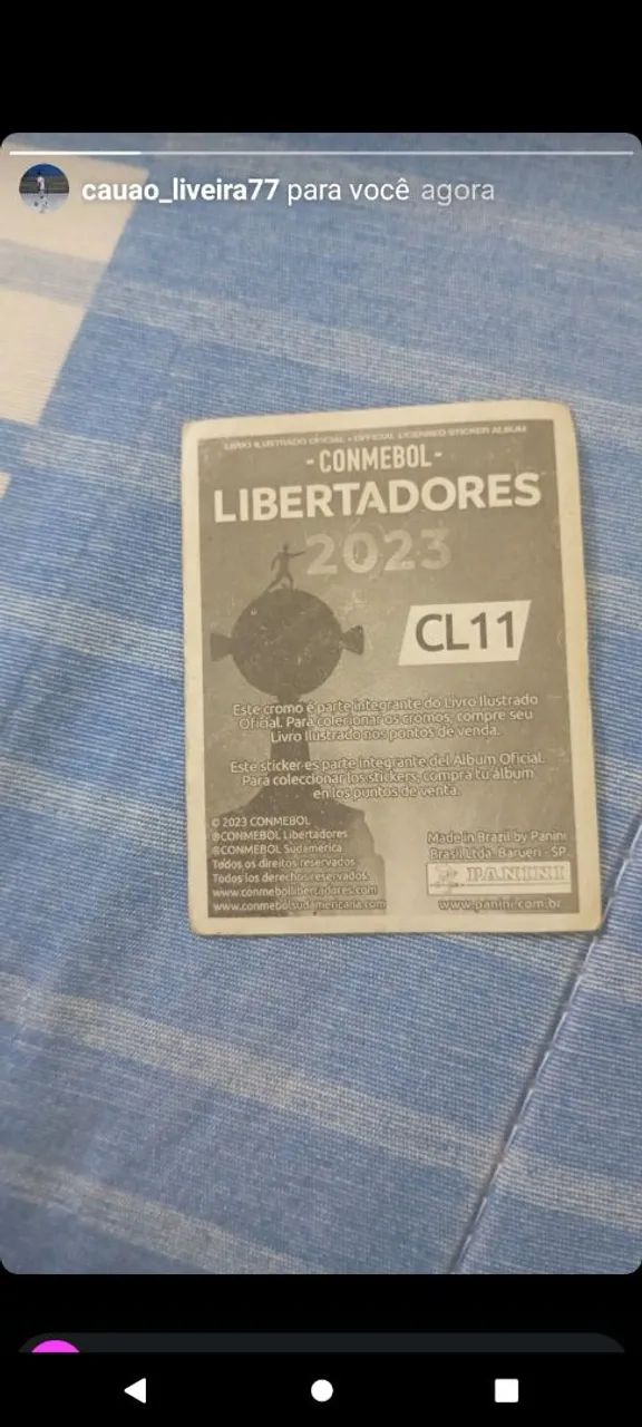 Vende-se cartinha 