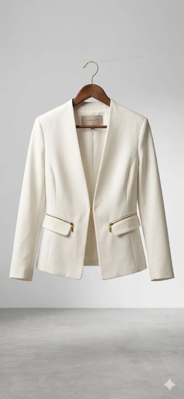 Blazer branco num 36
