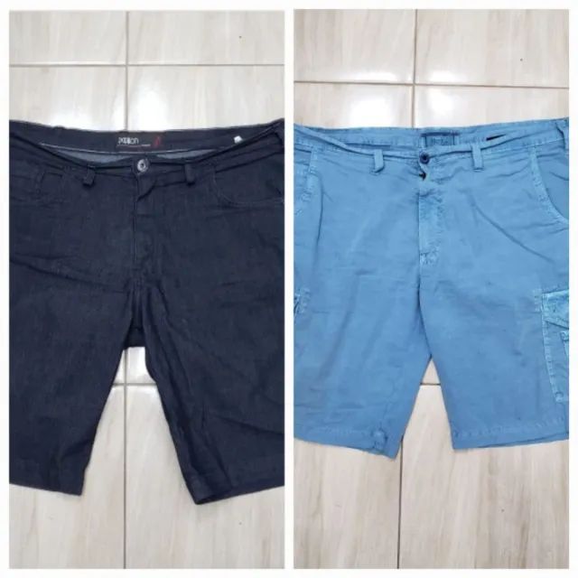 Lote de 3 Calças, 2 Bermudas e 1 Camisa Pólo Plus Size  - Foto 4