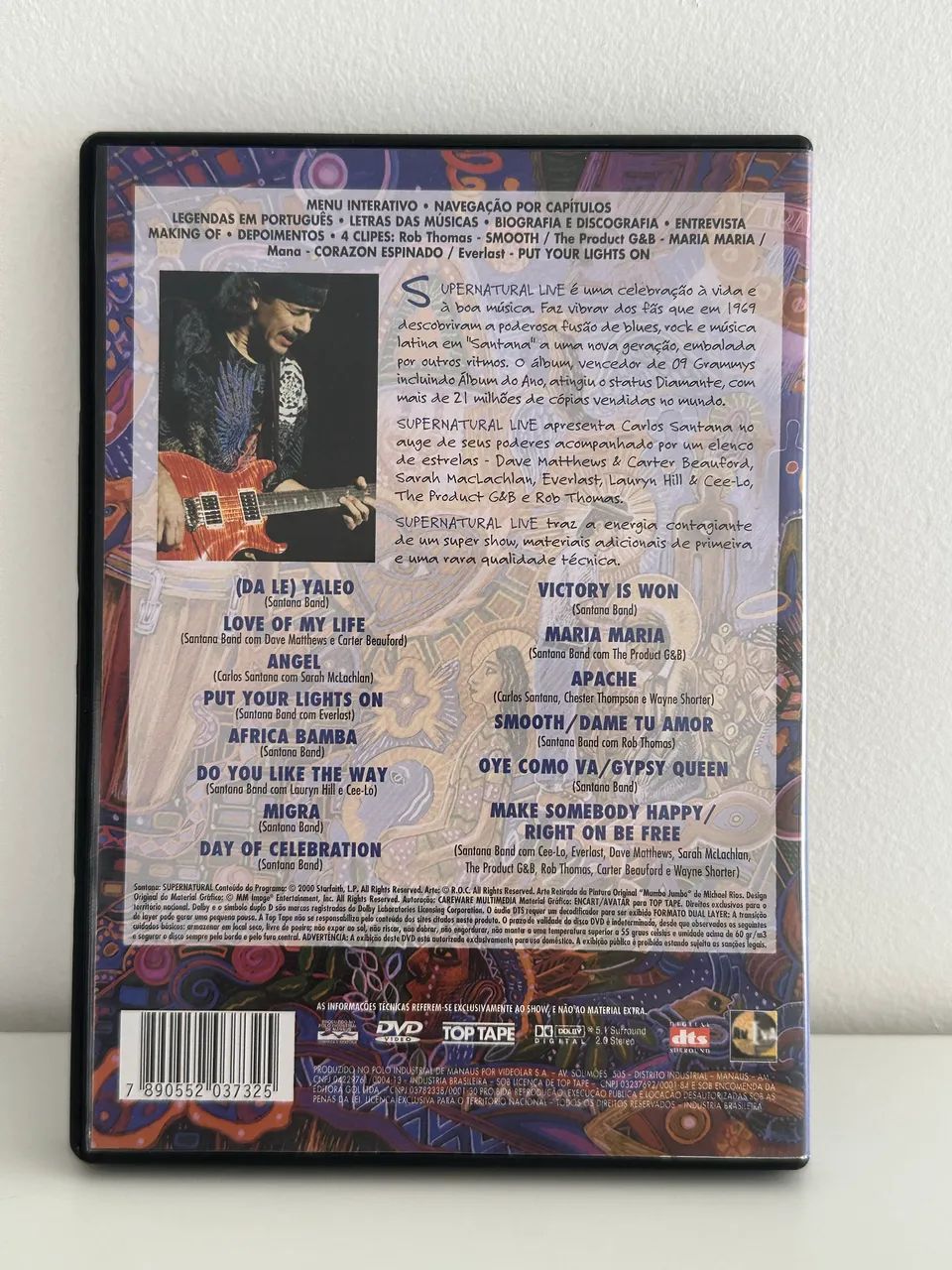 DVD Santana Supernatural original - Foto 2