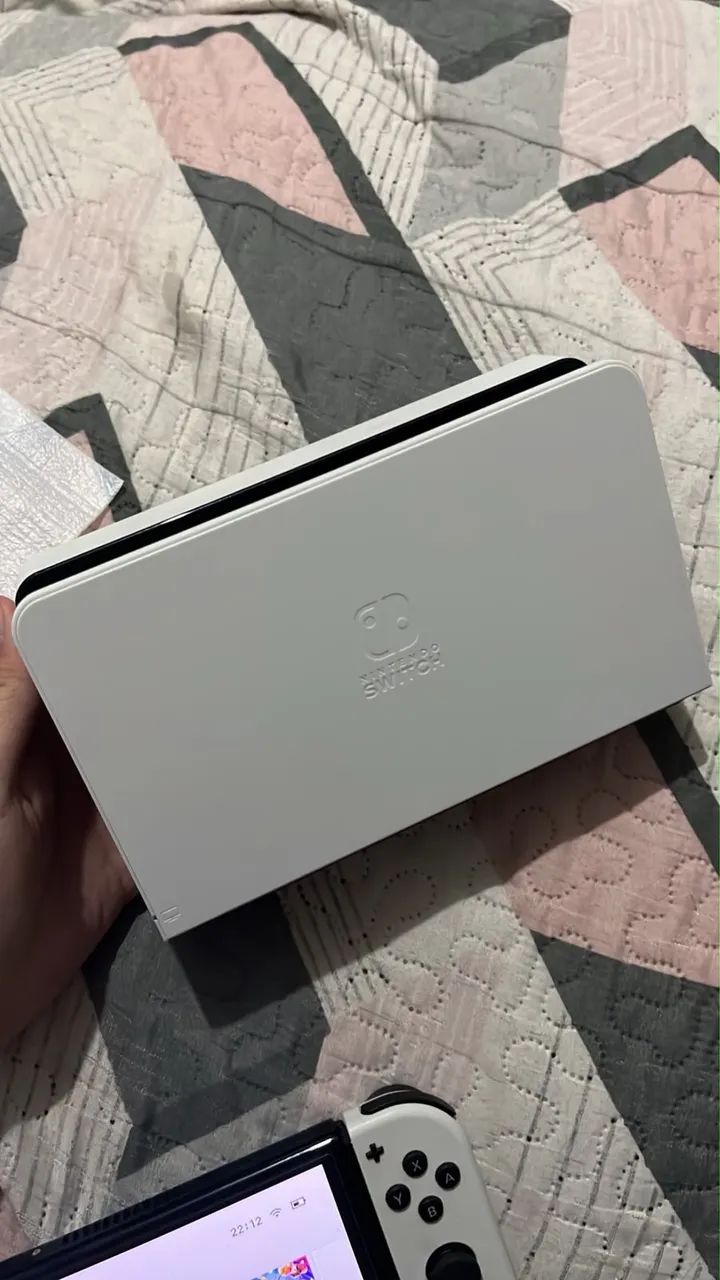 Nintendo Switch OLED Branco - Foto 5