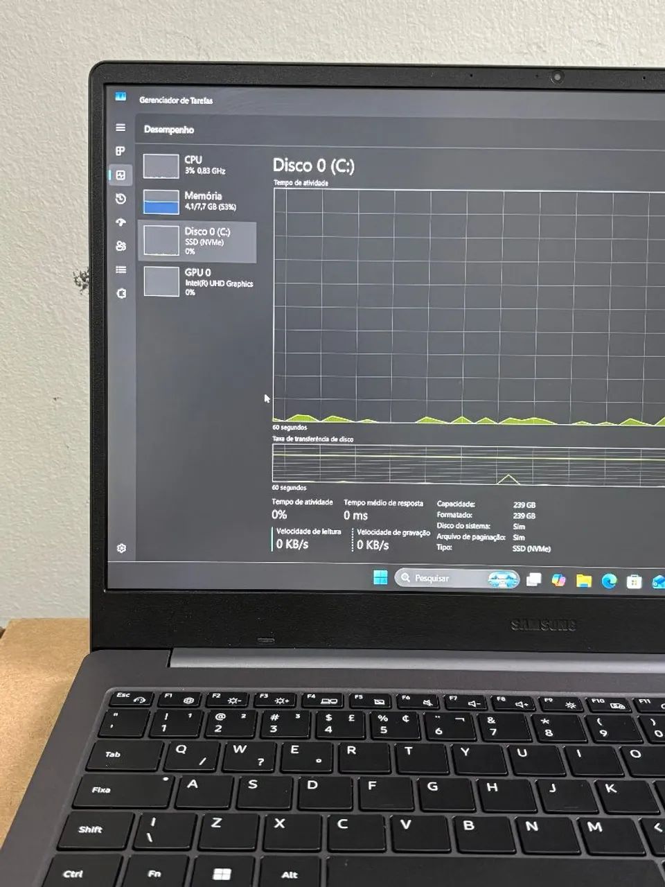 Notebook Samsung Galaxy Book com nota fiscal (pra vender ligeiro) - Foto 5