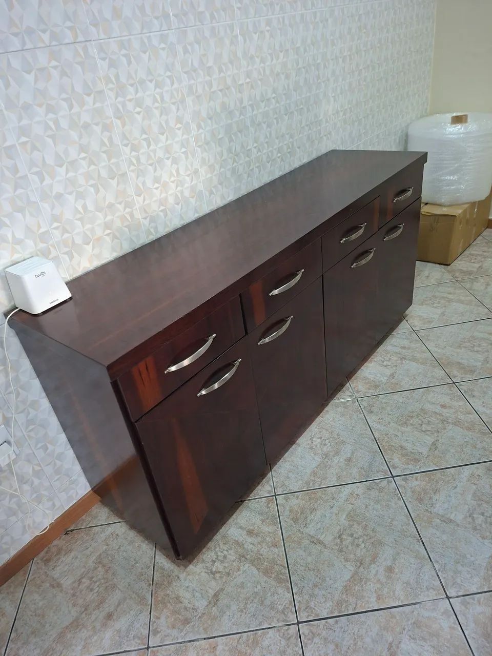 MESSA DE JANTAR E BUFFET MADEIRA MACIÇA  - Foto 3