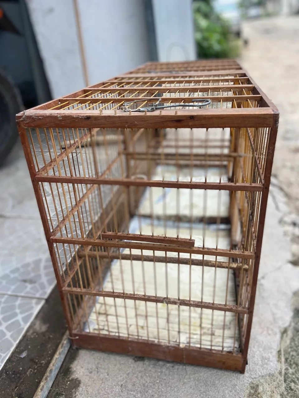 Gaiola voadora de trinca ferro de 1 metro  - Foto 2