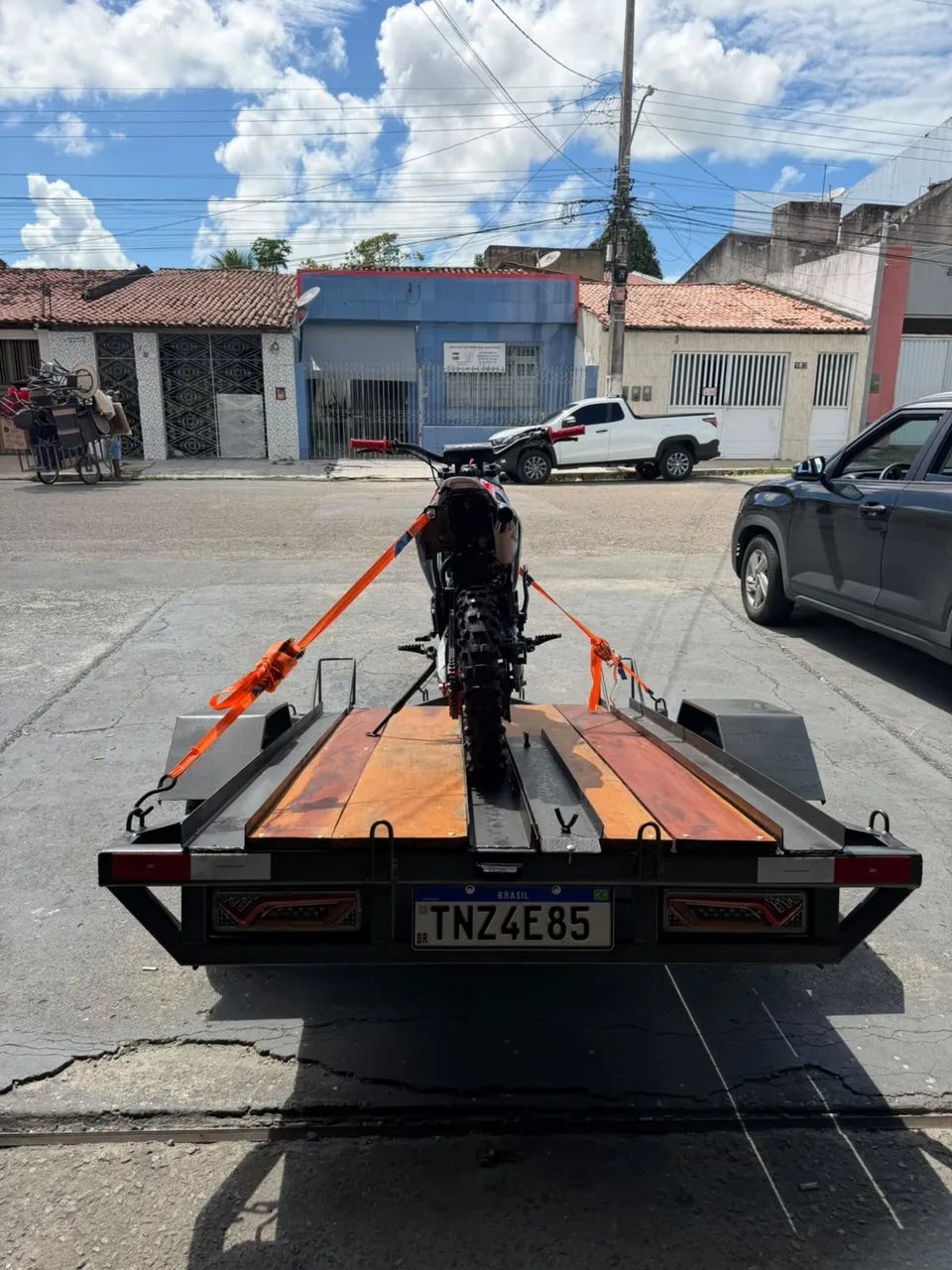 moto mxf 150cc com carrocinha - Foto 3