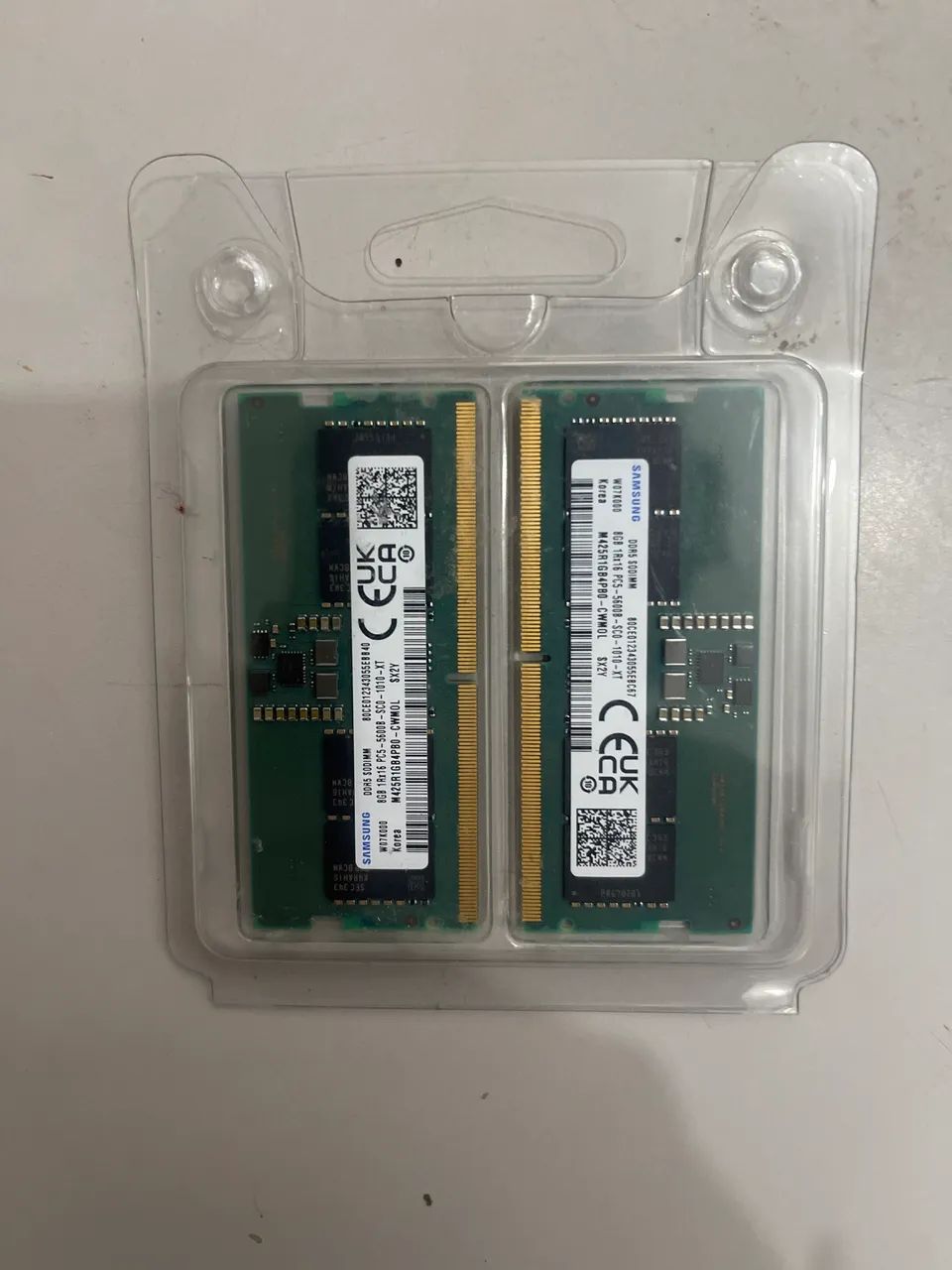 Kit Memória RAM Samsung 16GB (2x8GB) DDR5 5600 MT/s para Notebook