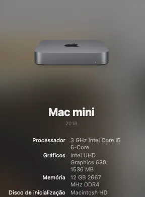 mac mini 2018 i5