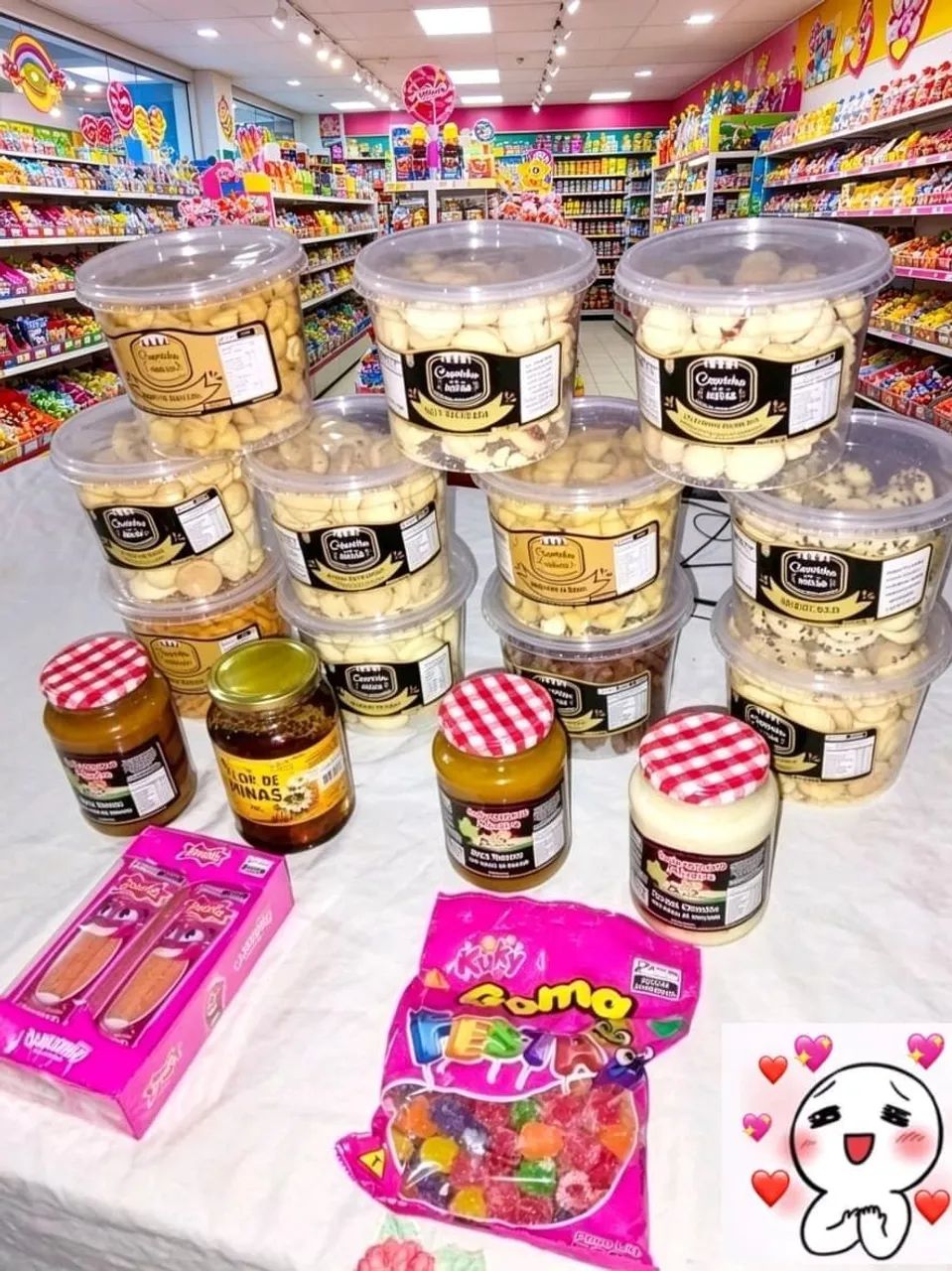 Bolacha Doces mel guloseimas