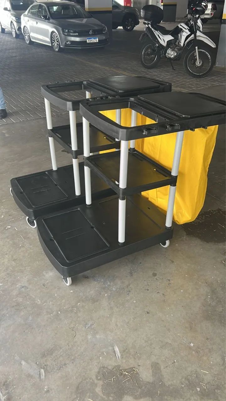 2 carrinhos de limpeza multifuncional - Foto 4