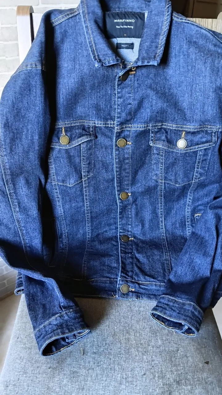 Jaqueta Jeans Masculina 