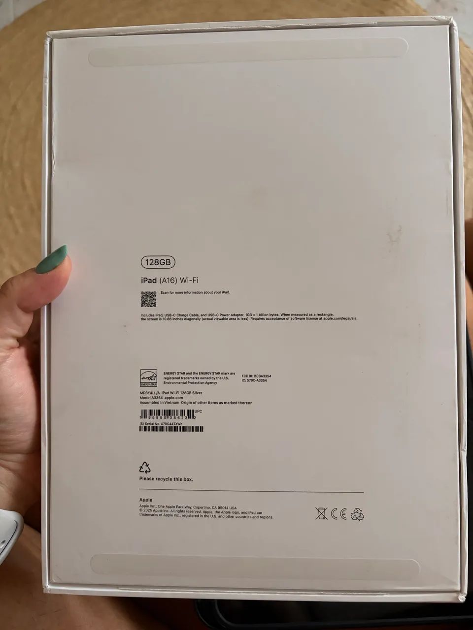 iPad 11 A16 128GB com capa e película 