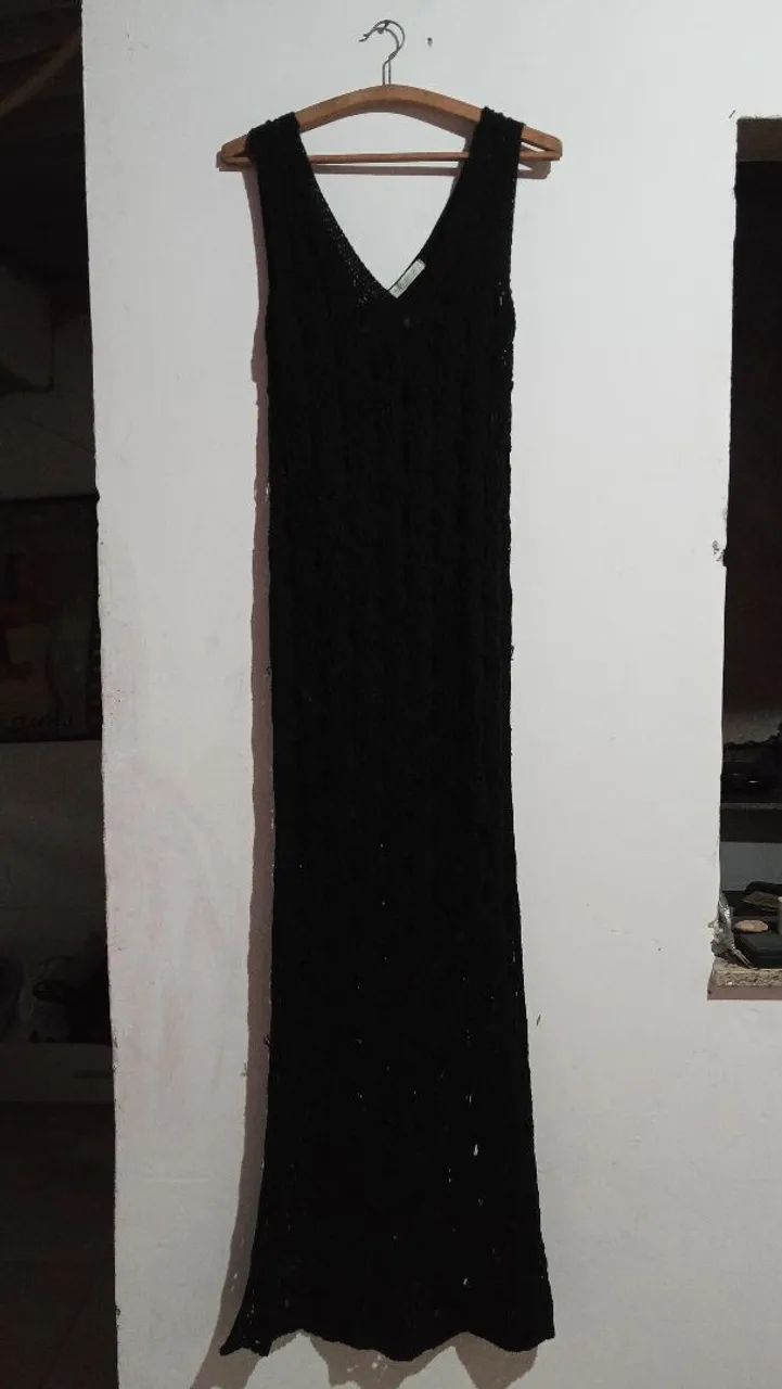 Vestido de tricô 