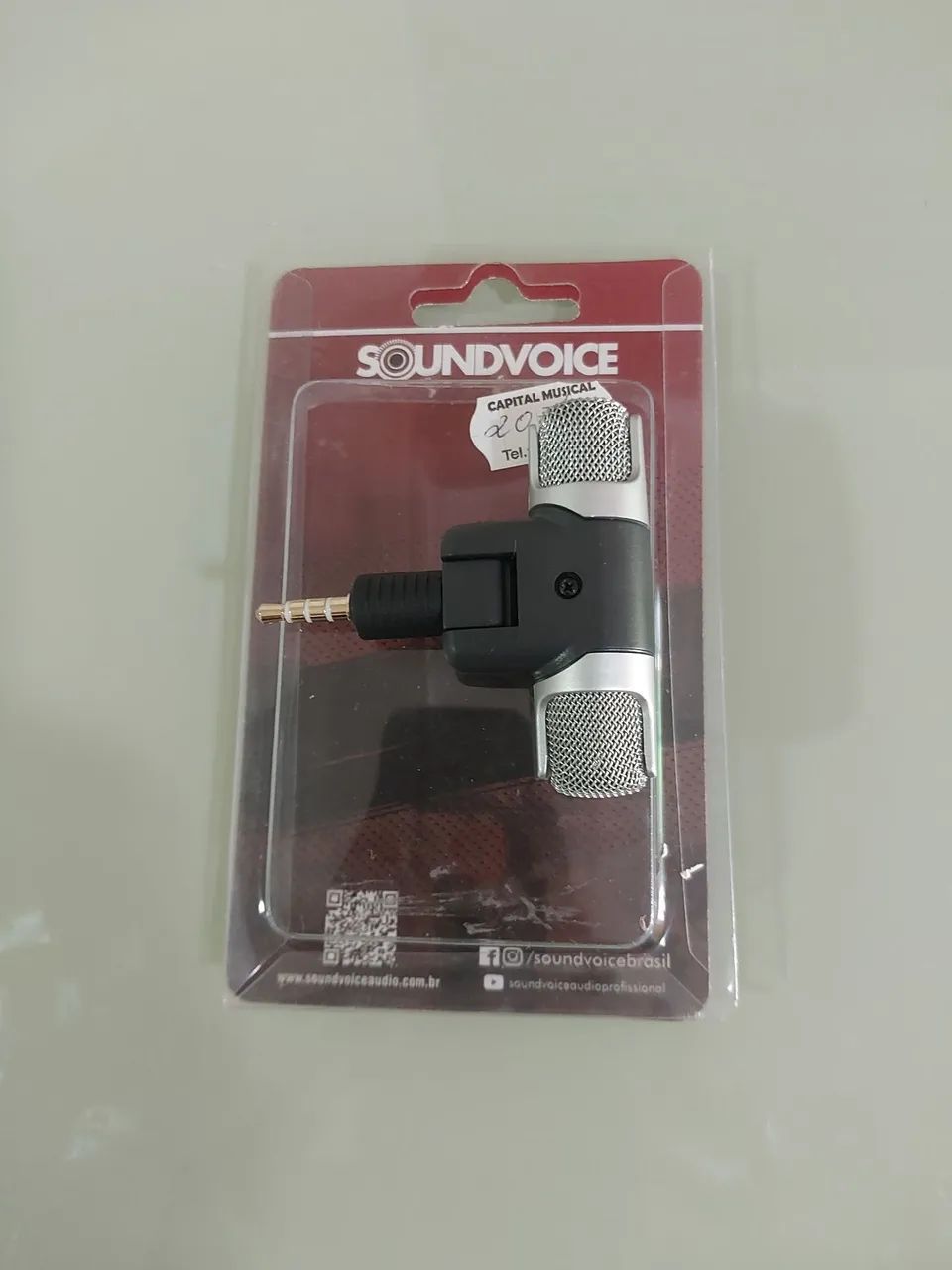 Microfone estéreo para celular Soundvoice - Foto 2