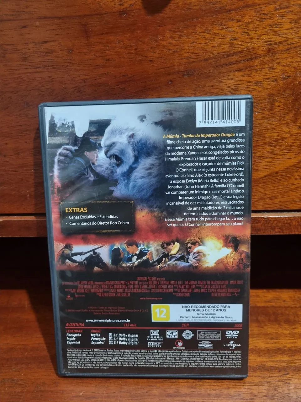 Dvd a múmia - tumba do imperador dragâo - Foto 2