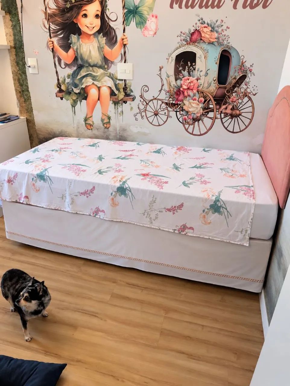 Cama Box de Solteiro e Cabeceira  - Foto 2
