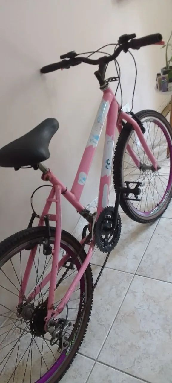 Bicicleta aro 24 COMPLETA FEMININA SEMI NOVA - Foto 3