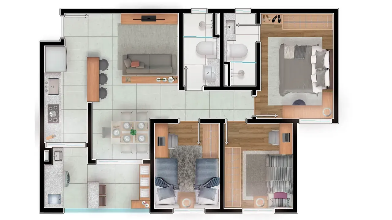 PLANTA 75m²