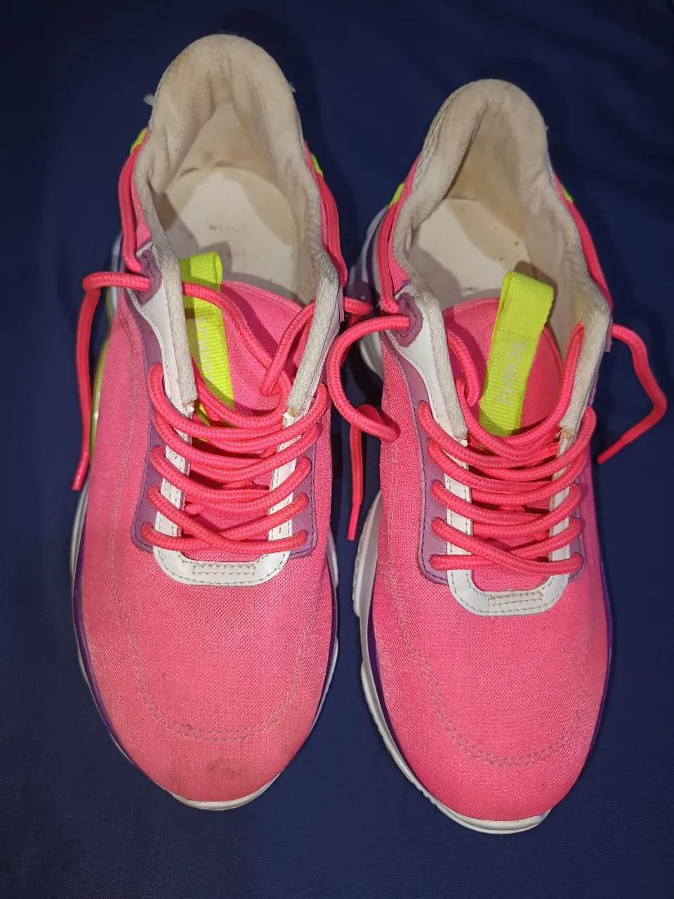 Tênis Schütz Sneaker Rush Pink x Neon N°38 - Calçados Esportivos