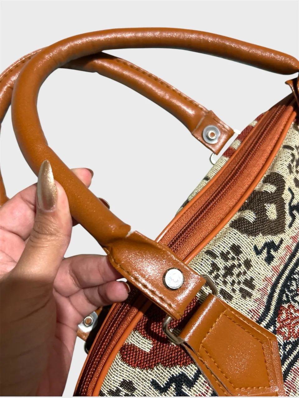 Bolsa boho estampada y2k - Foto 3