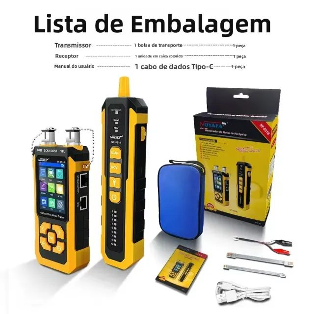 Testador E Localizador de Cabo Noyafa NF-8518 - Foto 4