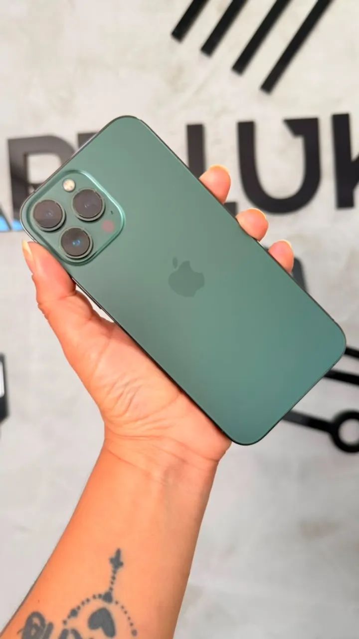 iPhone 13 Pro Max Green 256GB (Nota e 3 meses de garantia)