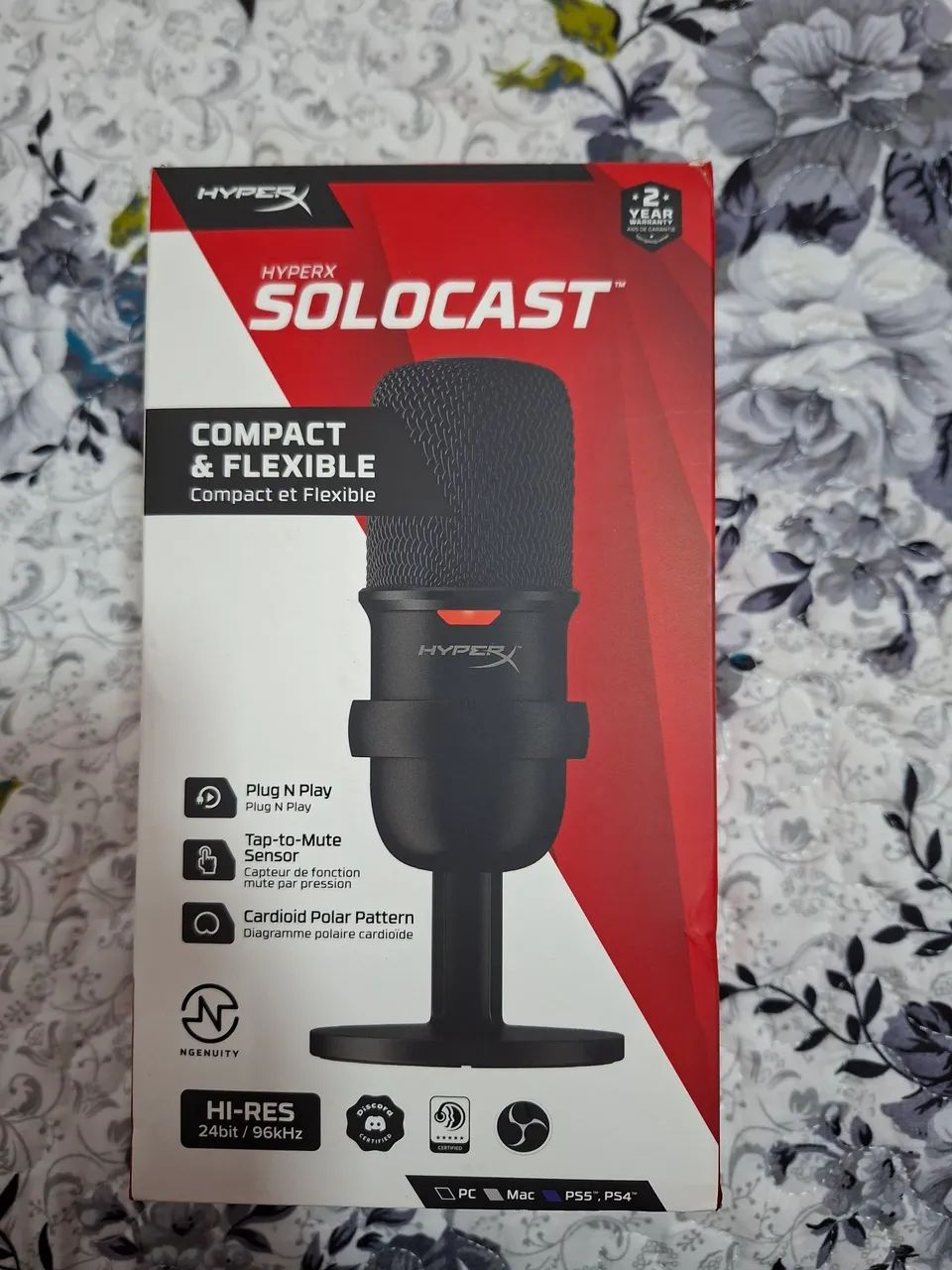 Vendo Microfone Hyperx SoloCast  - Foto 3
