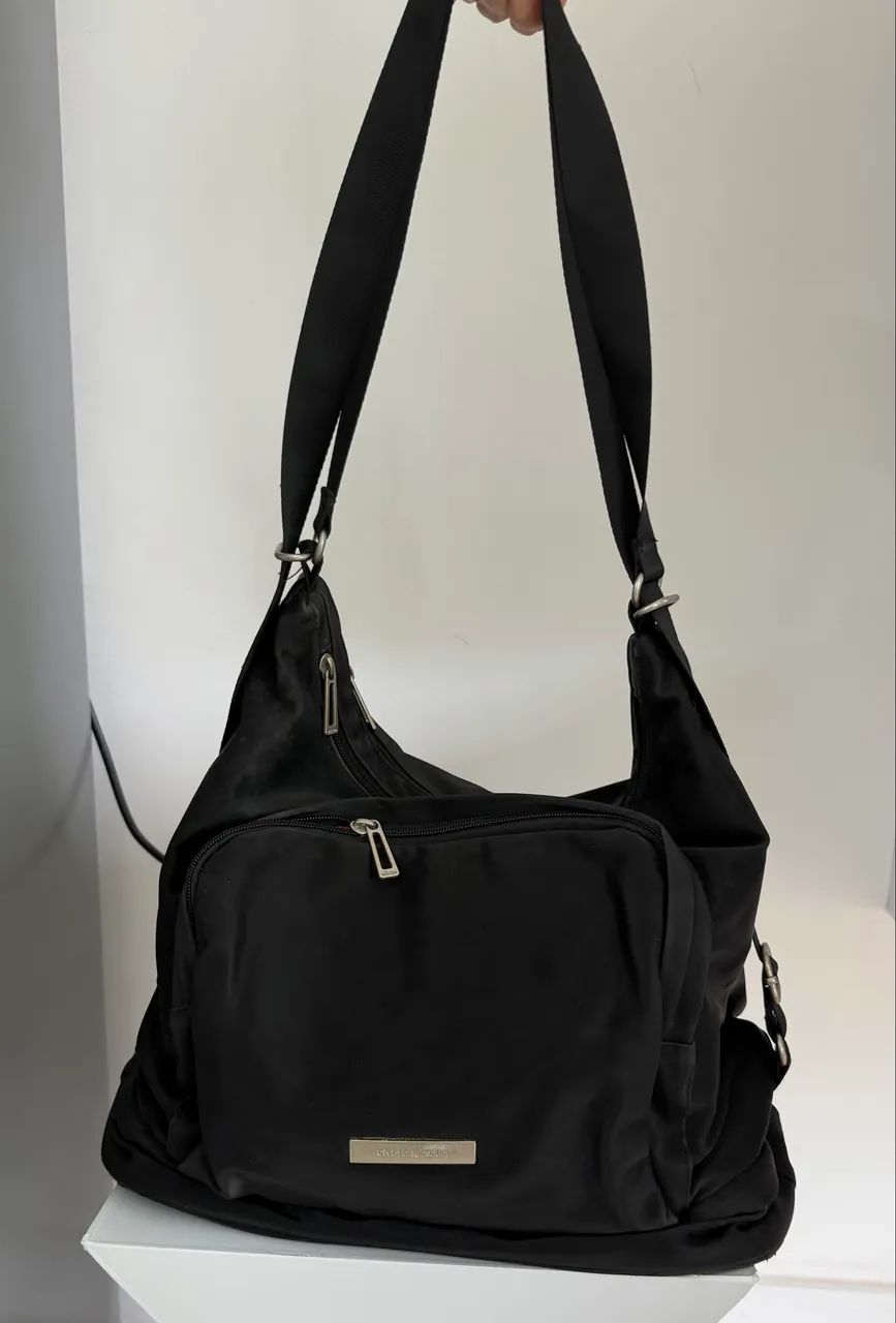 Bolsa preta nylon 